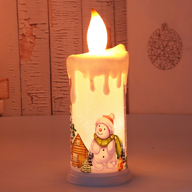 LED Flame-Effect Candle