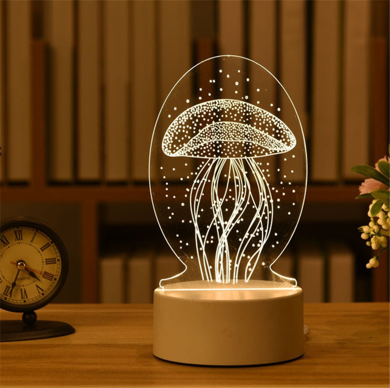 3D Illusion LED Night Light