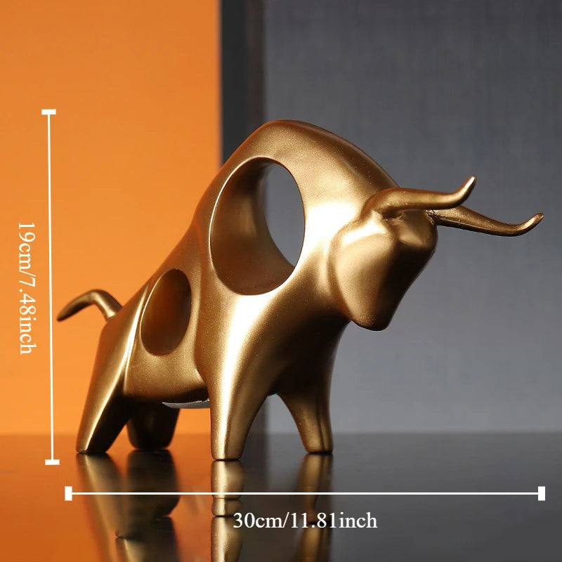 Skyward Abstract Bull Sculpture
