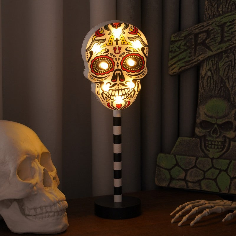 Wooden Halloween Night Light