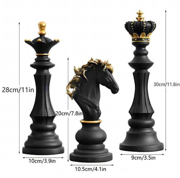 Gambit Resin Chess Piece