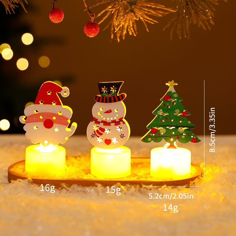 Flameless LED Holiday Candle
