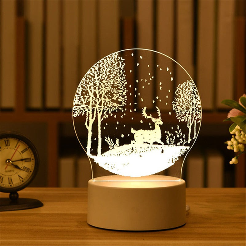 3D Illusion LED Night Light