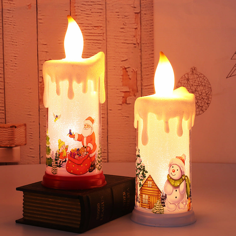 LED Flame-Effect Candle