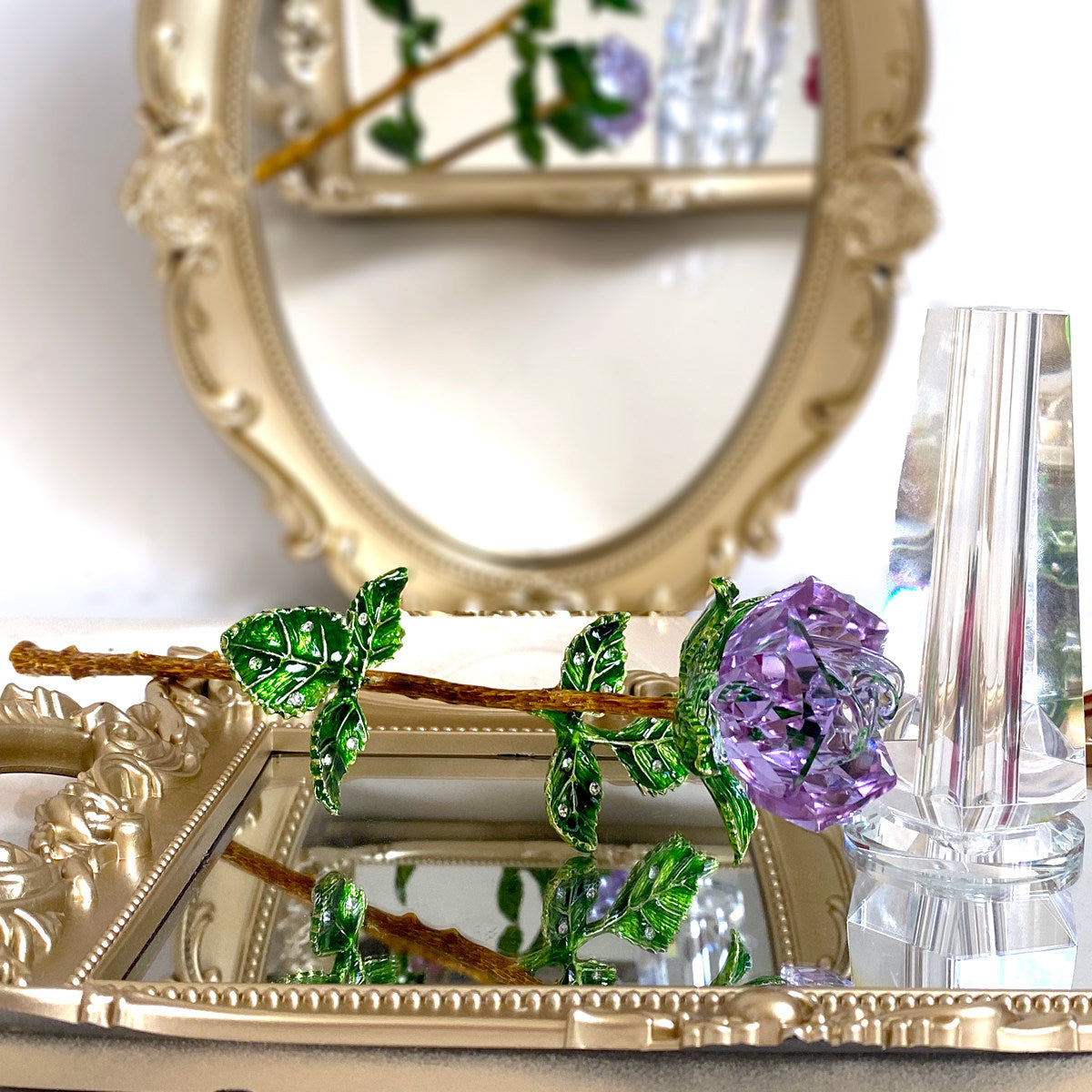 Everbloom Crystal Rose Flower