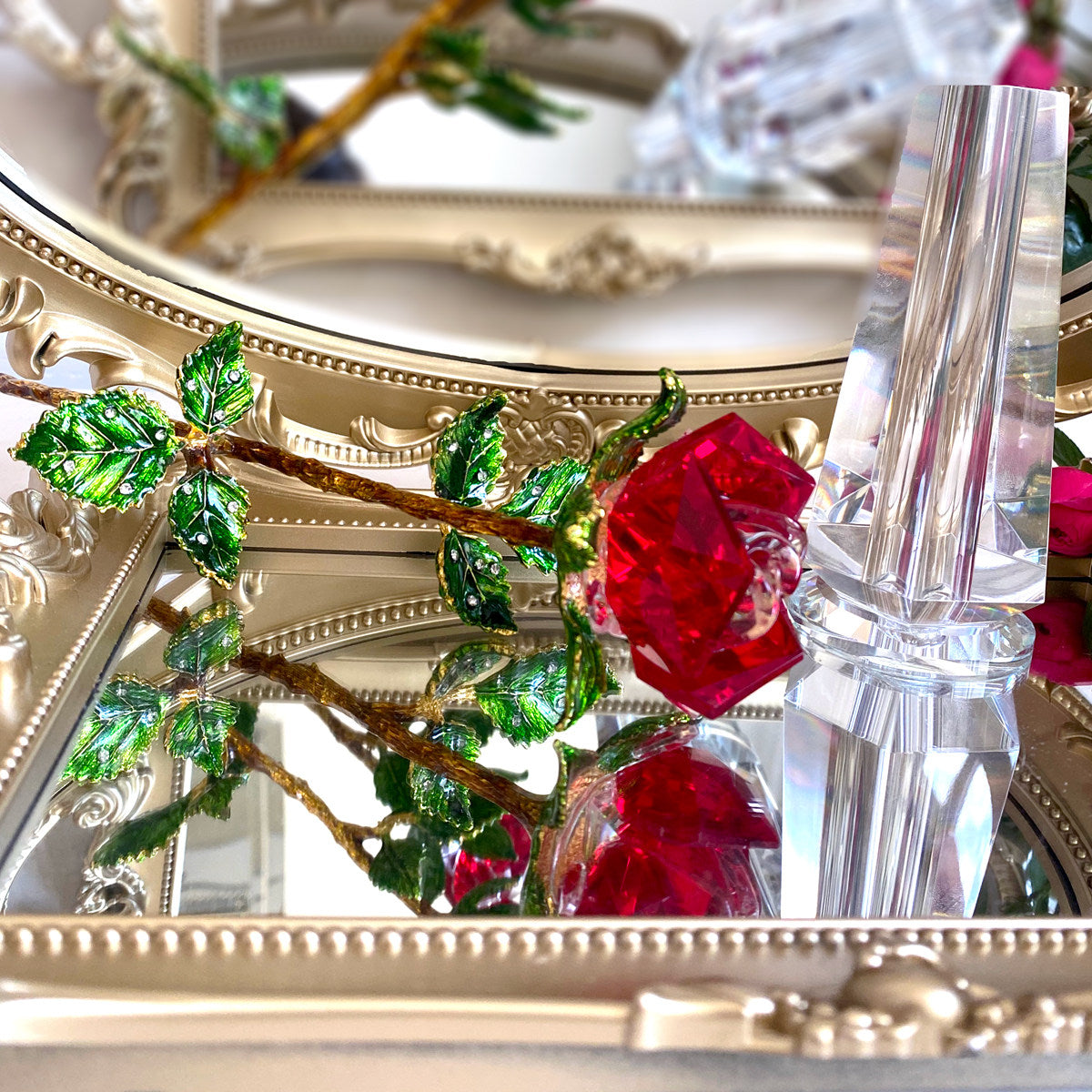 Everbloom Crystal Rose Flower