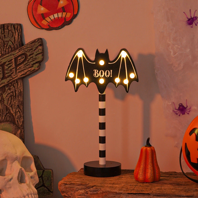 Wooden Halloween Night Light