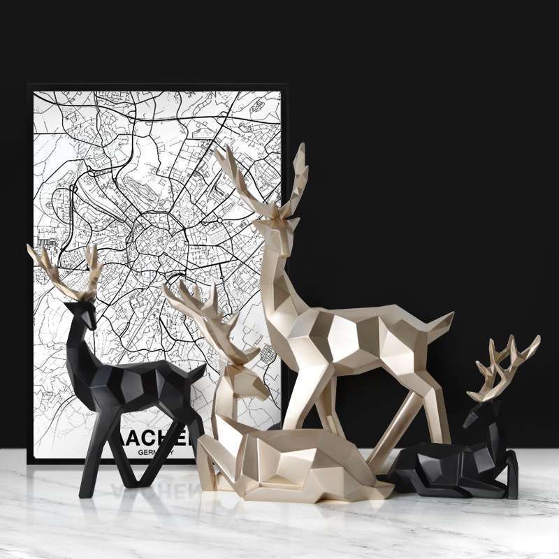 Sonder Minimalist Deer Sculpture