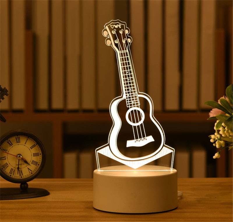 3D Illusion LED Night Light