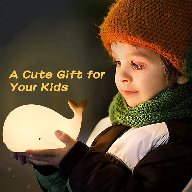 Rechargeable Whale Night Light