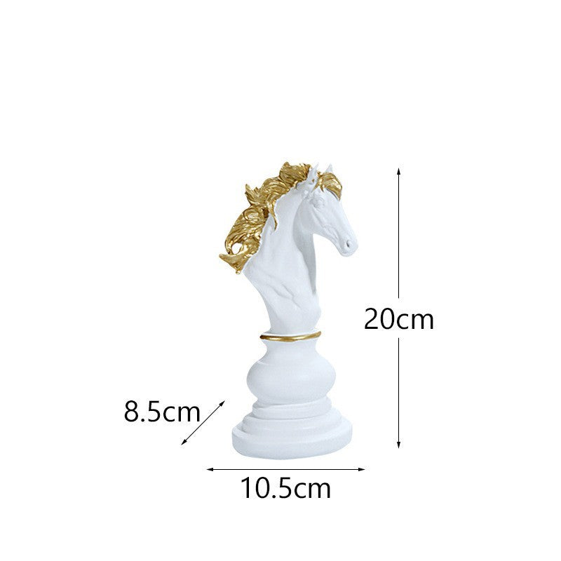 Gambit Resin Chess Piece