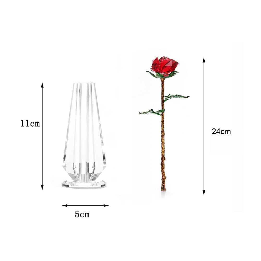 Everbloom Crystal Rose Flower