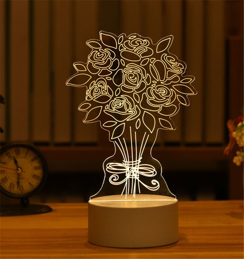 3D Illusion LED Night Light
