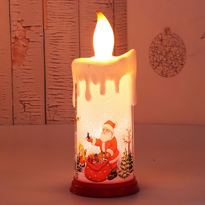 LED Flame-Effect Candle
