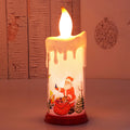LED Flame-Effect Candle