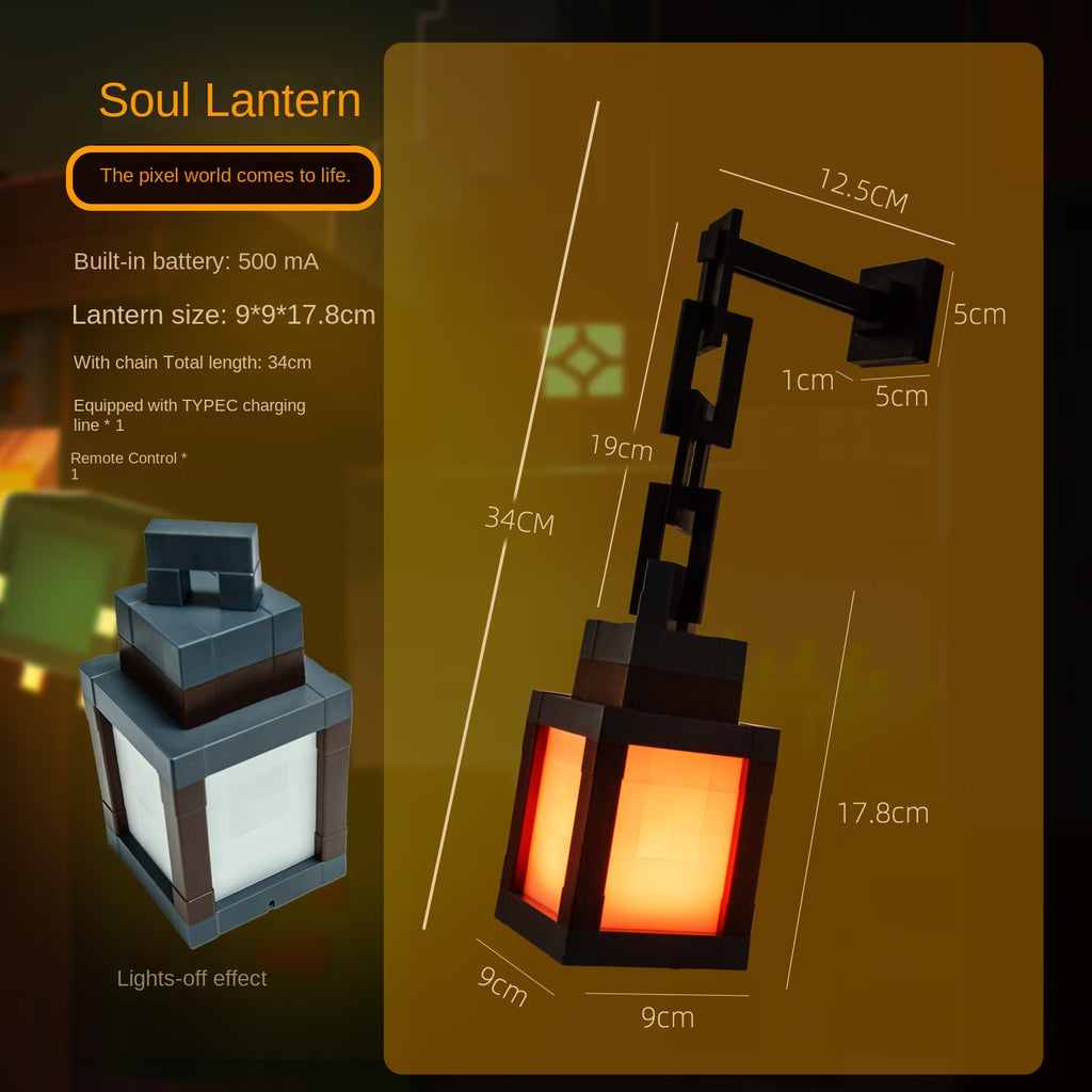 Pixel-Art Rechargeable Tap Light