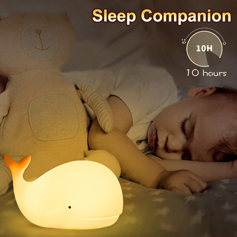 Rechargeable Whale Night Light