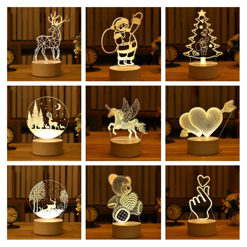 3D Illusion LED Night Light