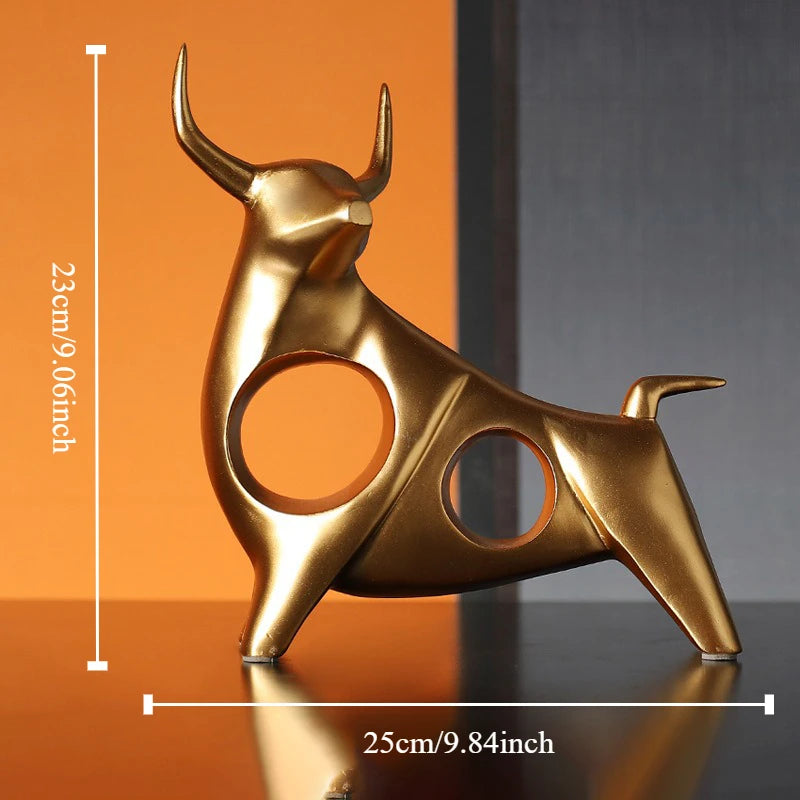 Skyward Abstract Bull Sculpture