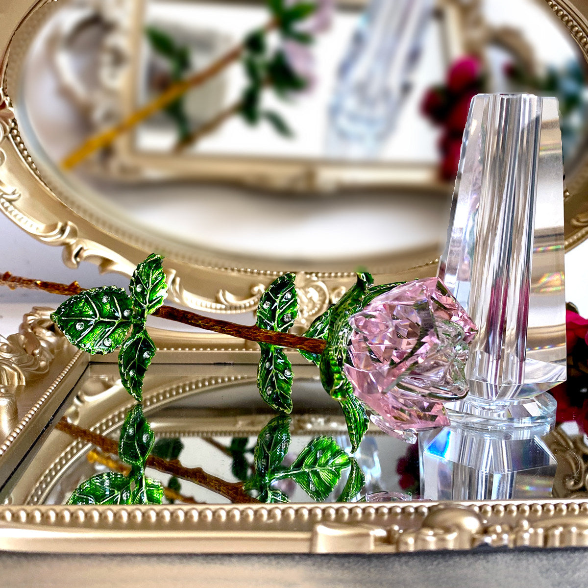 Everbloom Crystal Rose Flower