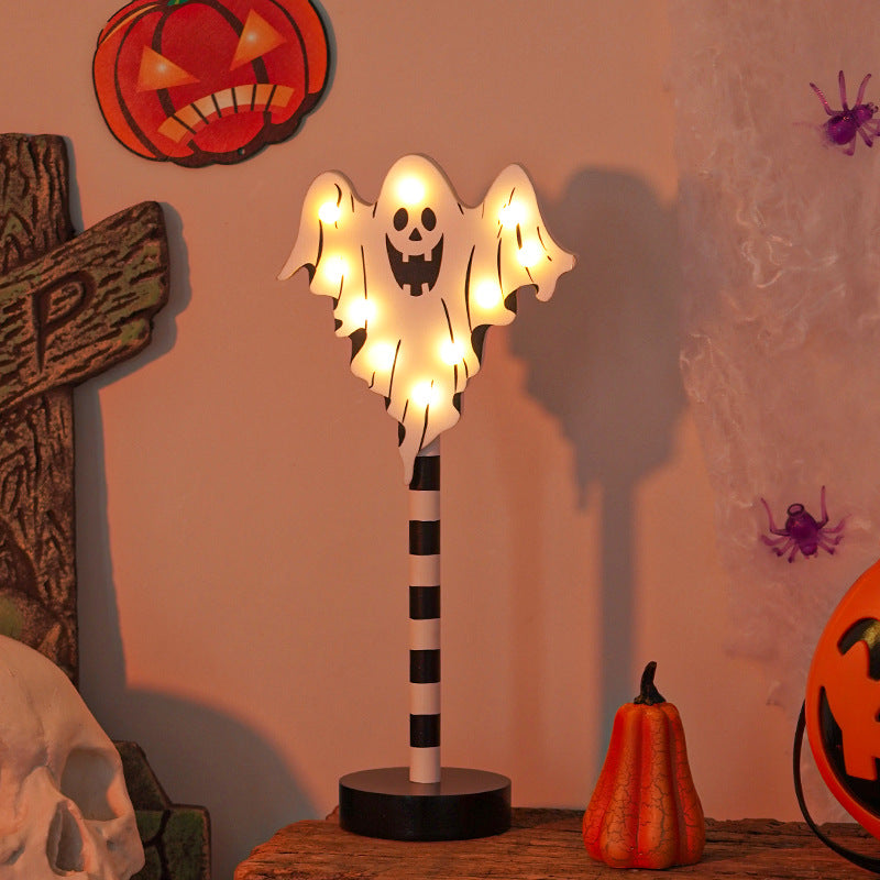 Wooden Halloween Night Light