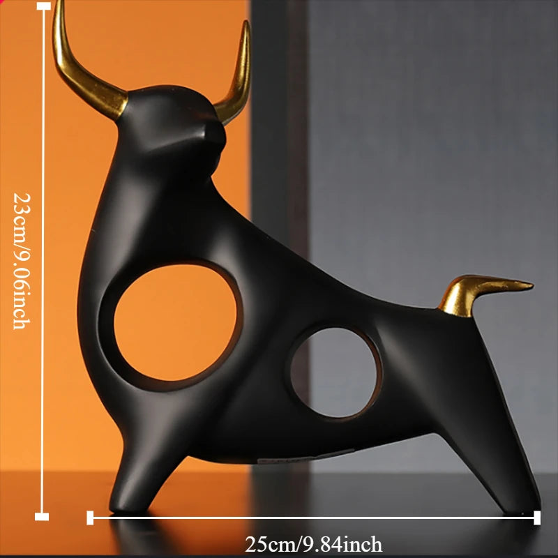 Skyward Abstract Bull Sculpture