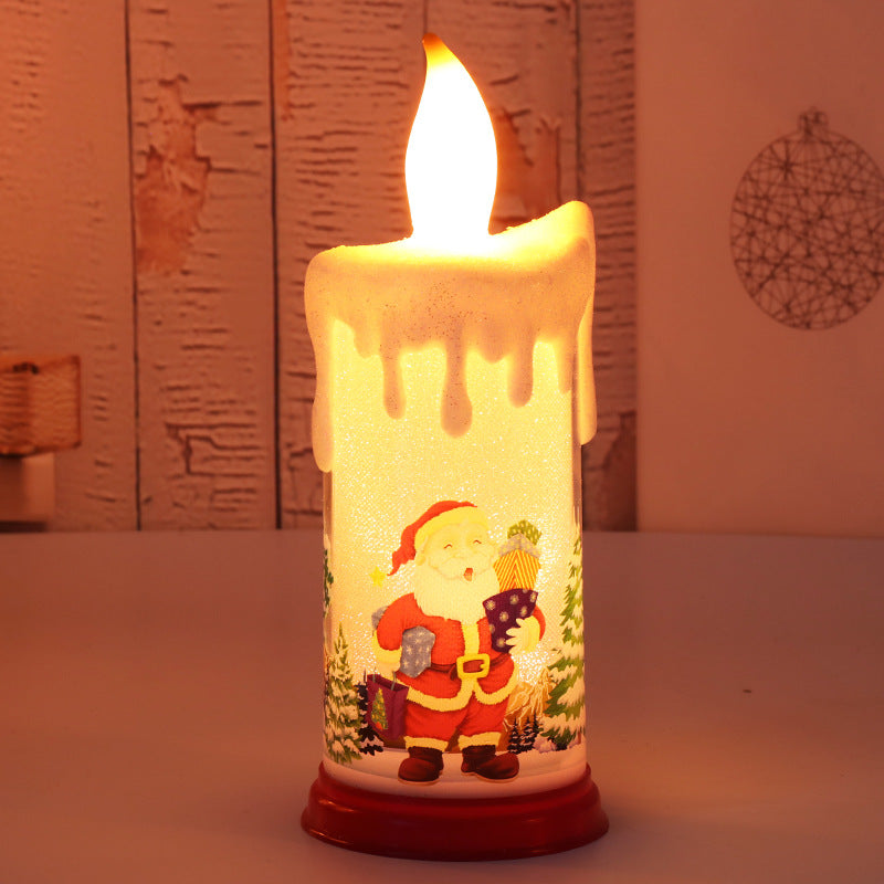 LED Flame-Effect Candle