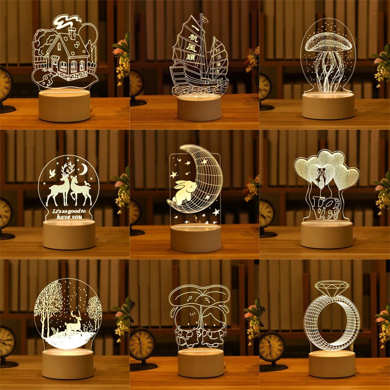 3D Illusion LED Night Light