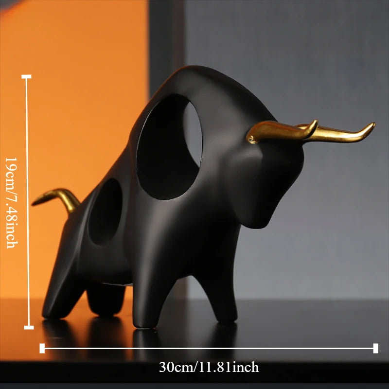 Skyward Abstract Bull Sculpture