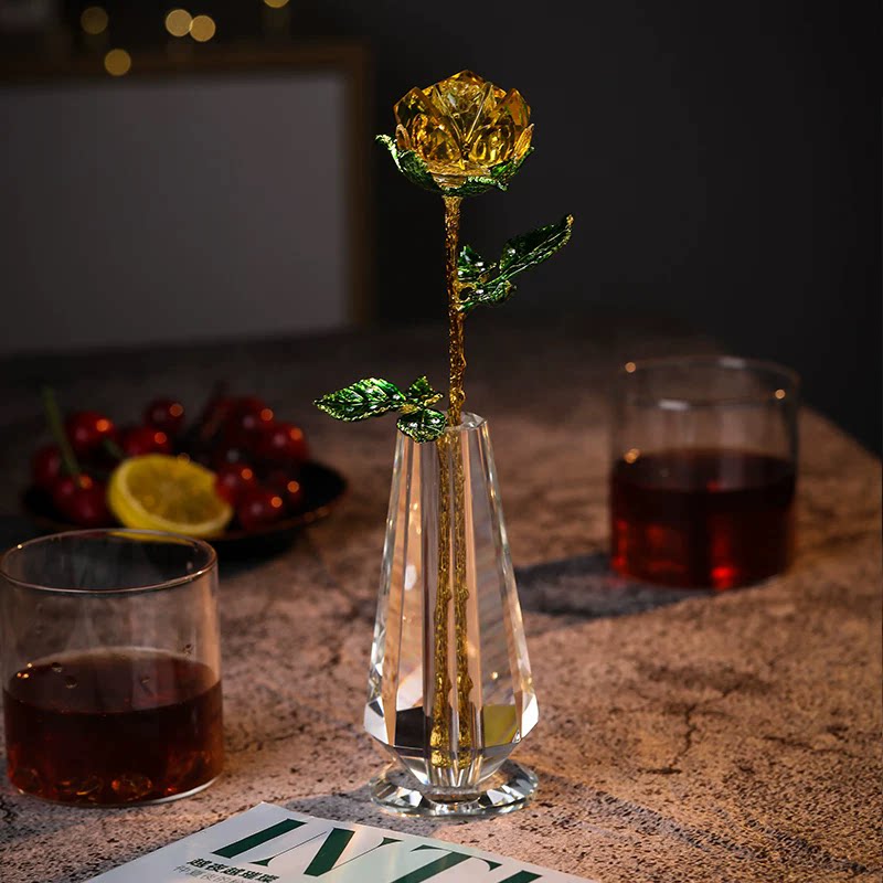Everbloom Crystal Rose Flower