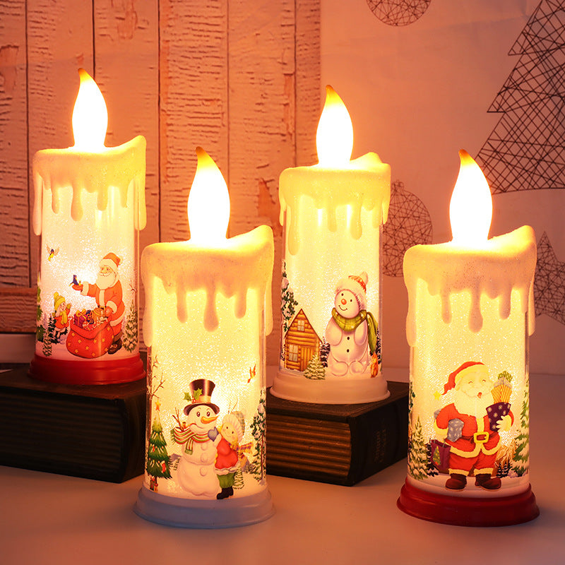 LED Flame-Effect Candle