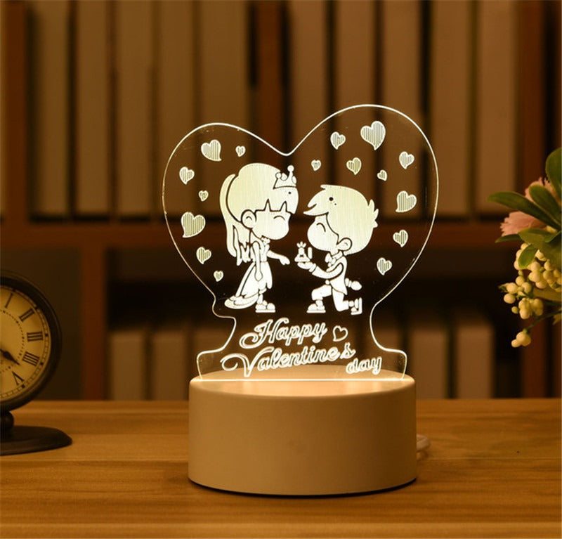 3D Illusion LED Night Light