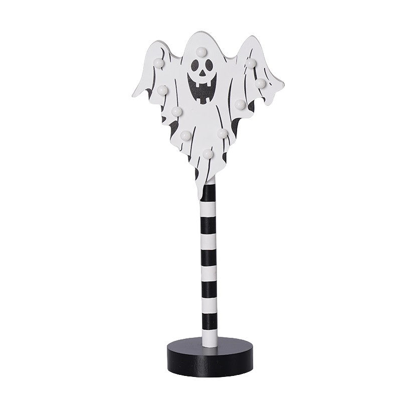 Wooden Halloween Night Light