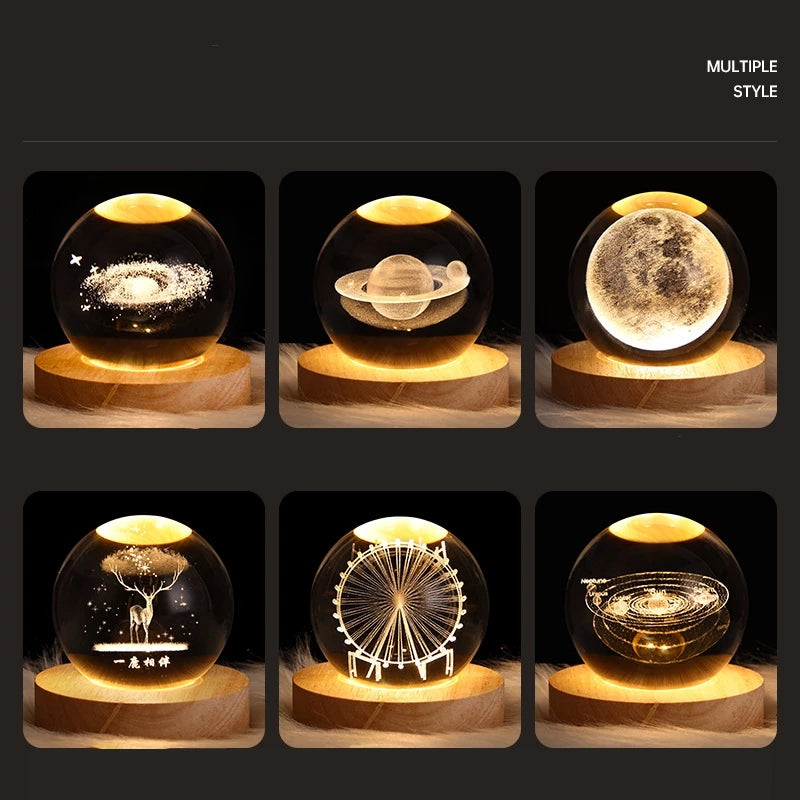 Starlight Crystal Ball Lamp