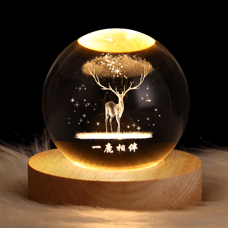 Starlight Crystal Ball Lamp