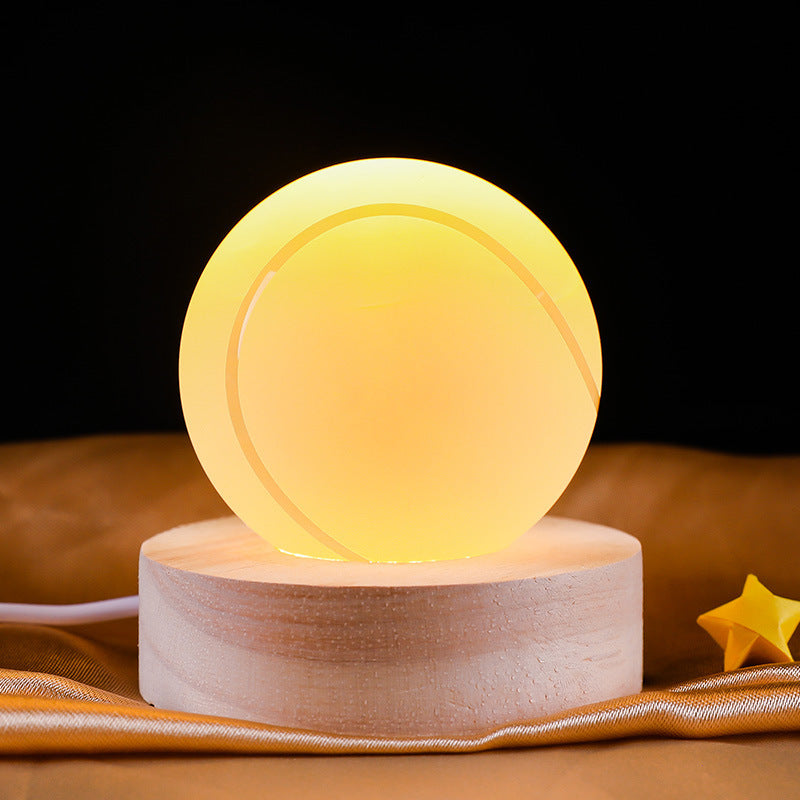3D Engraved Sports Ball Lamp