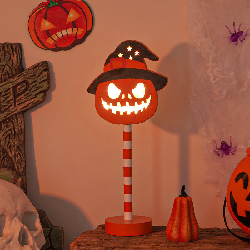 Wooden Halloween Night Light