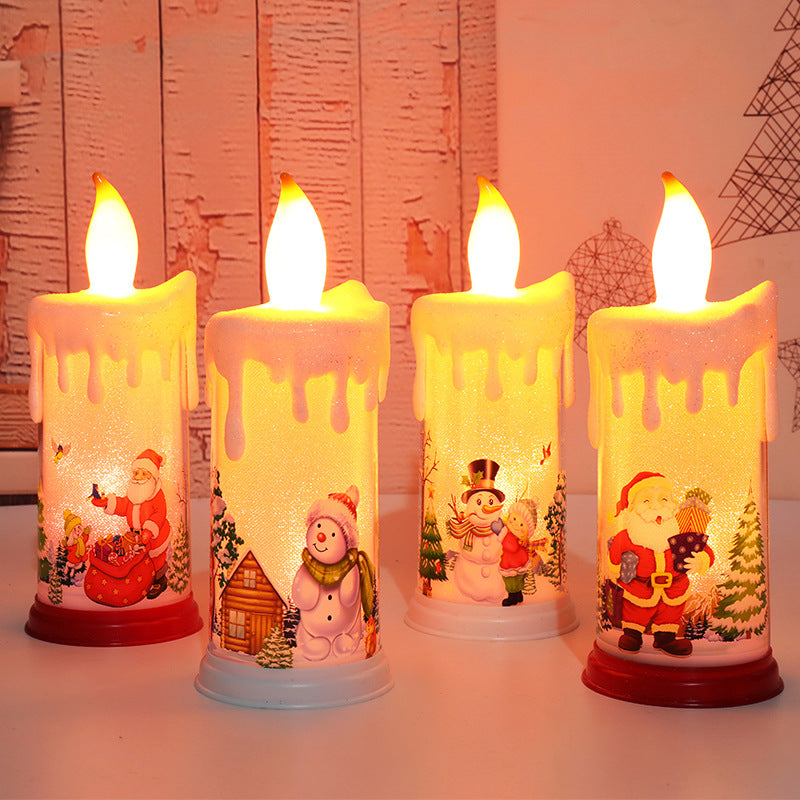 LED Flame-Effect Candle
