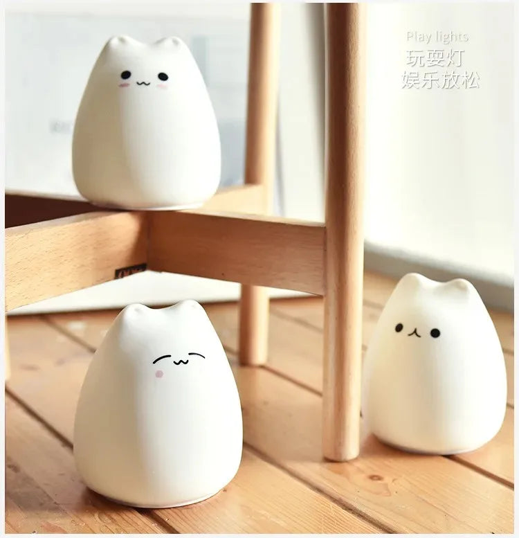 Touch-Activated Cat Night Light