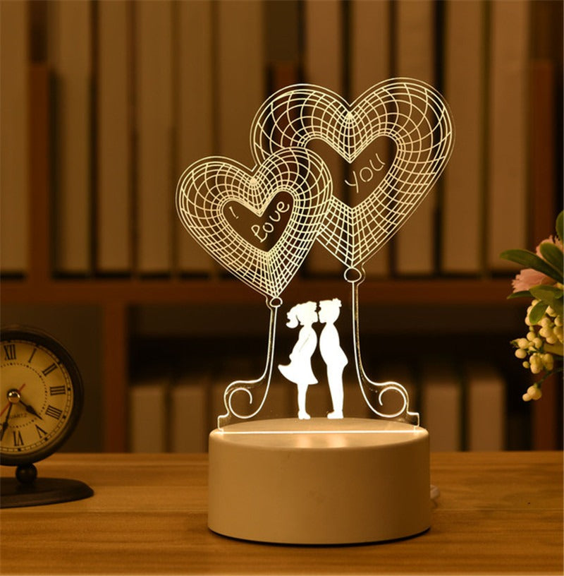 3D Illusion LED Night Light