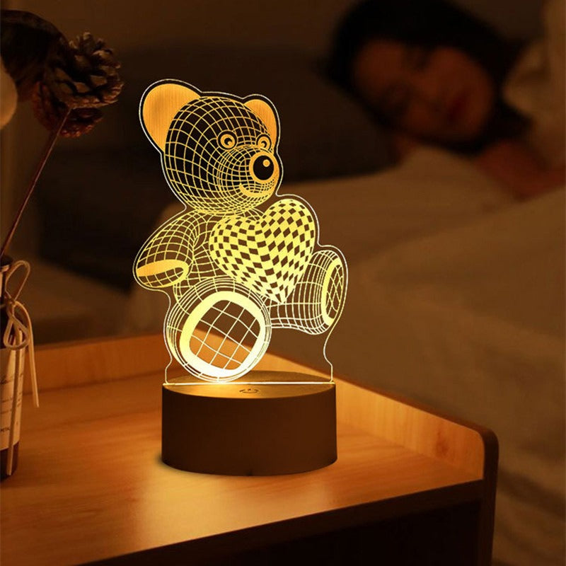 3D Illusion LED Night Light