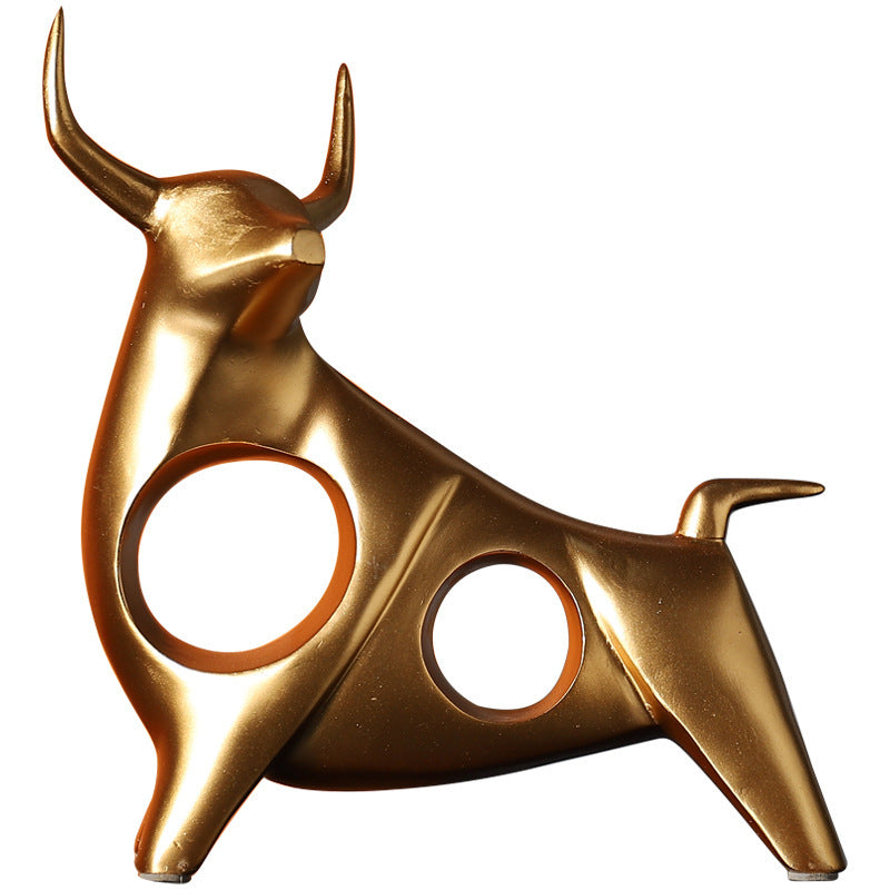 Skyward Abstract Bull Sculpture