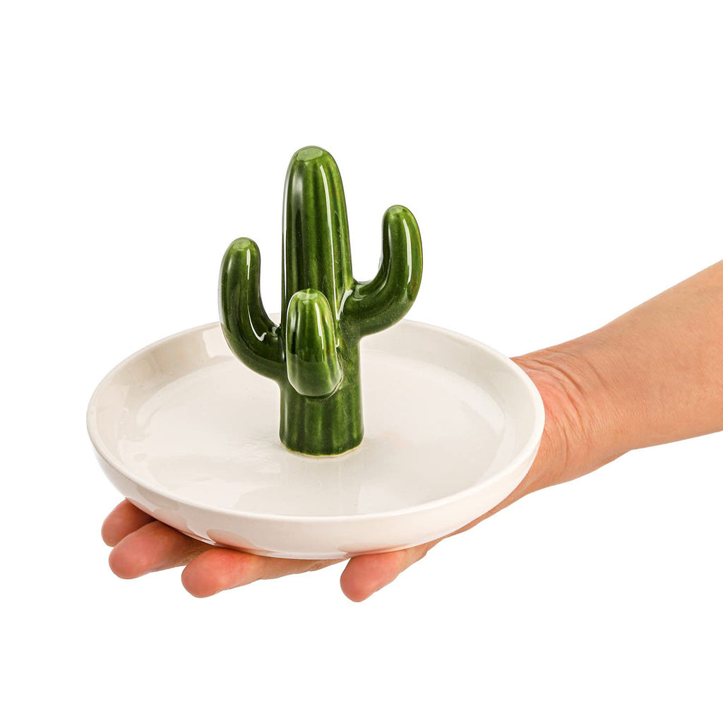 Ceramic Cactus Jewel Tray