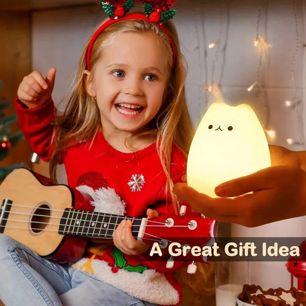 Touch-Activated Cat Night Light