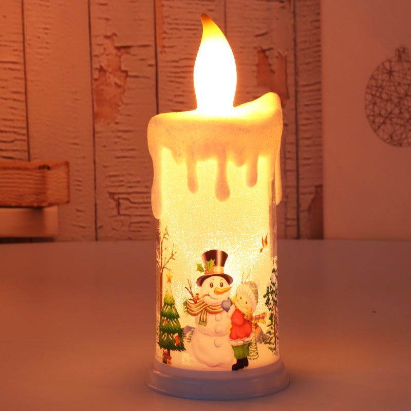 LED Flame-Effect Candle